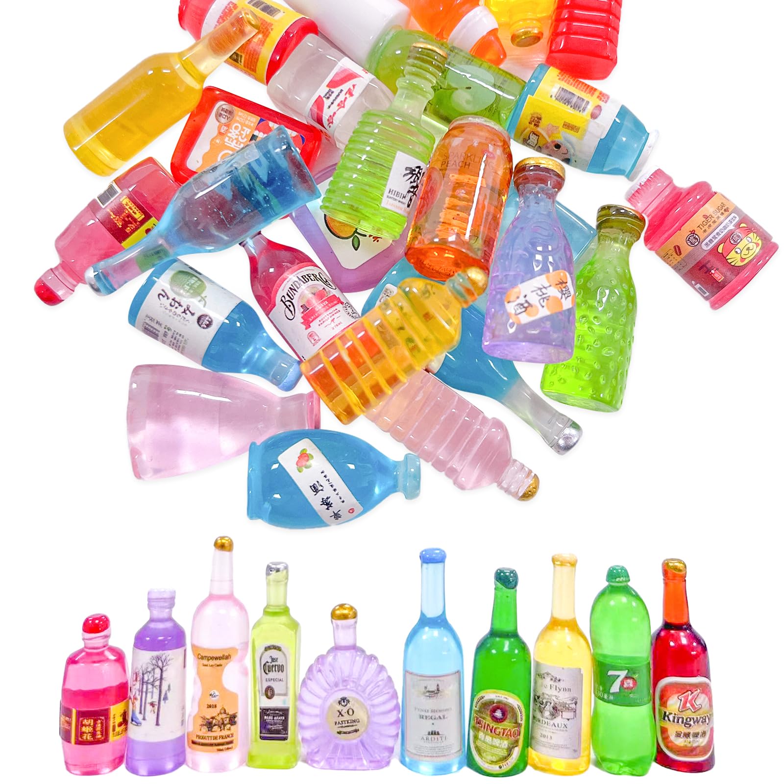 Amazon.co.jp: 1/12スケール ミニミニチュアボトル ワインボトル